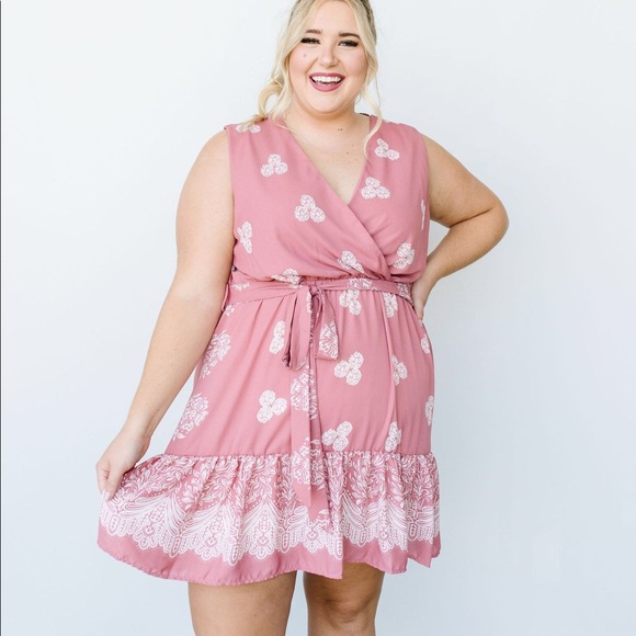 ⚡️LAST ONE⚡️TRIPLE THREAT MINI DRESS IN MAUVE - Picture 9 of 16